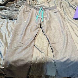 Graphite Grey Figs Kade Cargo Scrub Pants